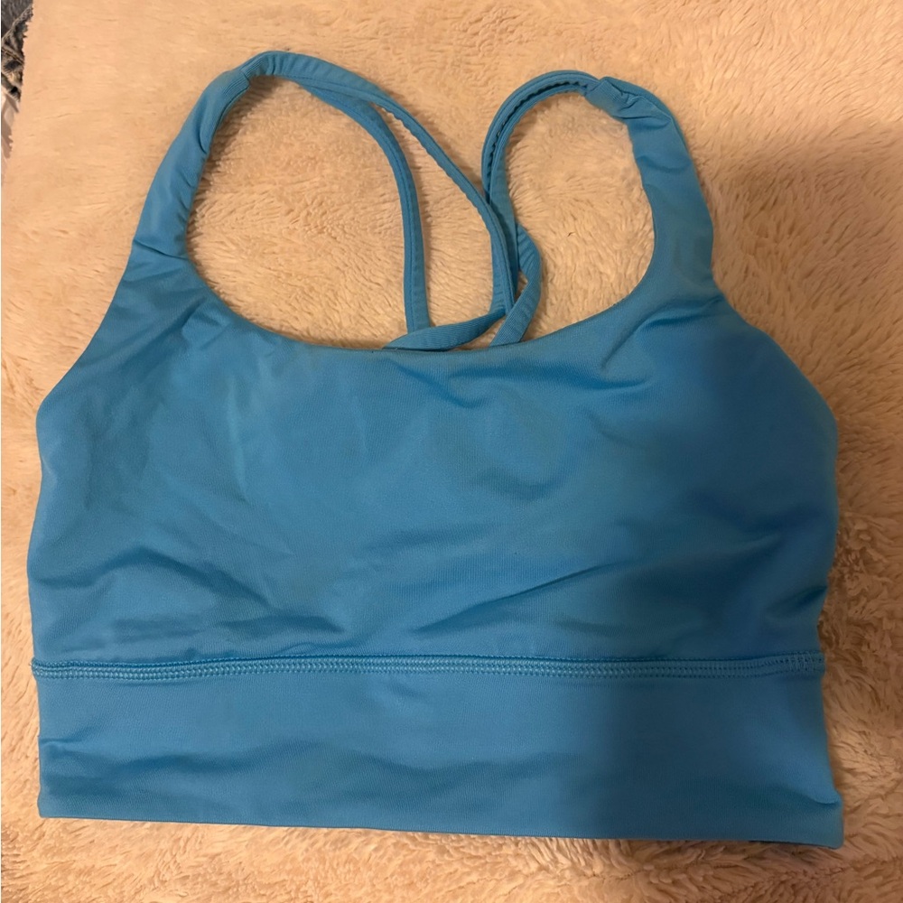 Lululemon align bra poolside blue. Never worn.